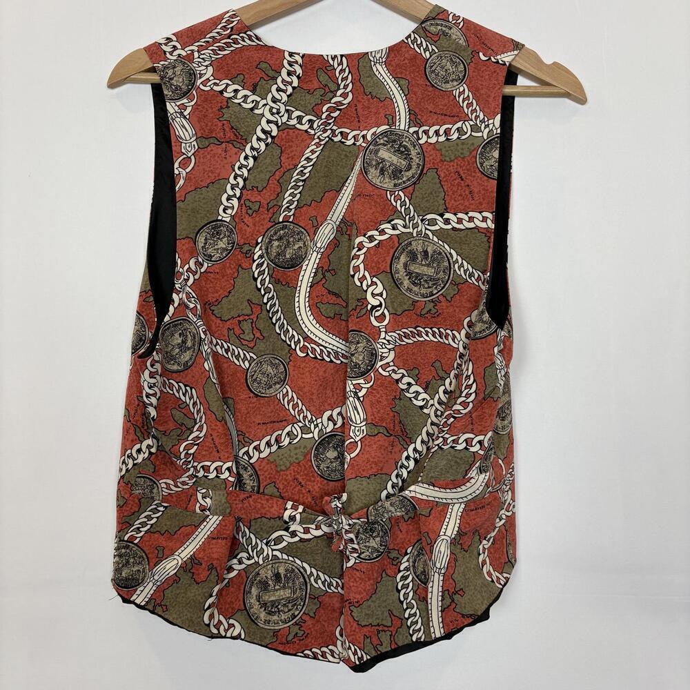 Vtg Neiman Marcus 100% Silk Size: M Men's Suit Jacket Vest View 2